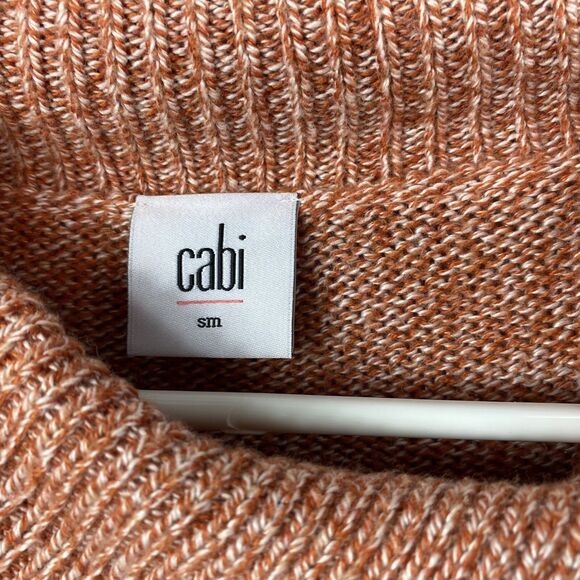 Cabi Womens Sweater Size Small Foldover Collar Pullover Tunic Short Sleeve - Picture 4 of 5
